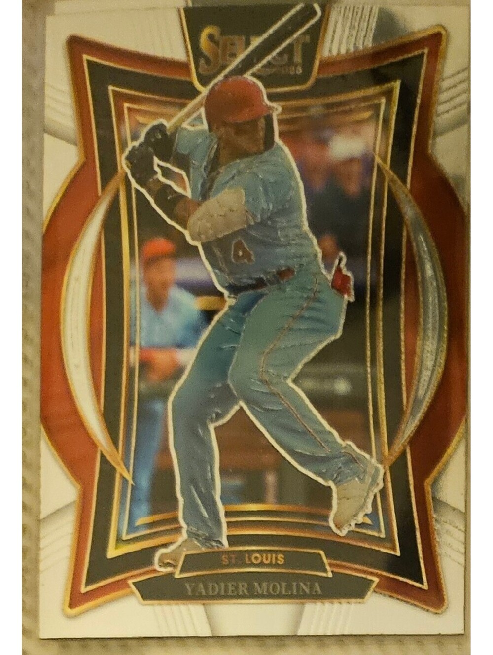 2025 Panini Select Baseball Base Concourse Yadier Molina #27 St. Louis Cardinals